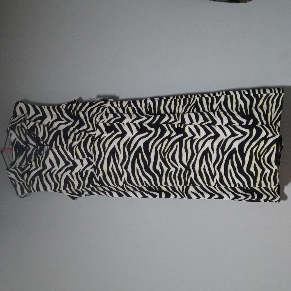 WORTHINGTON ZABINA ZEBRA DRESS